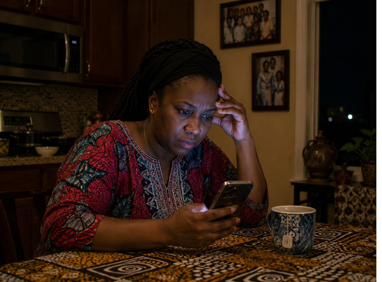 Parent cherchant des solutions la nuit