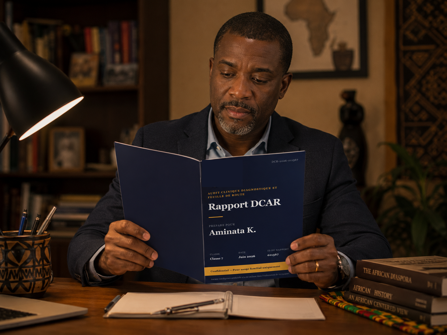 Le père reçoit le rapport DCAR